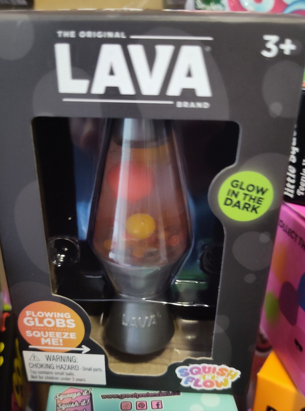LAVA Flowing Globs Lava Lamp Squishy- Schylling
